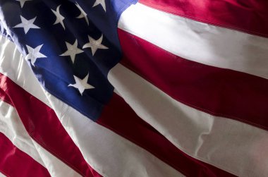 Gölge ve ışık Amerikan bayrağı,