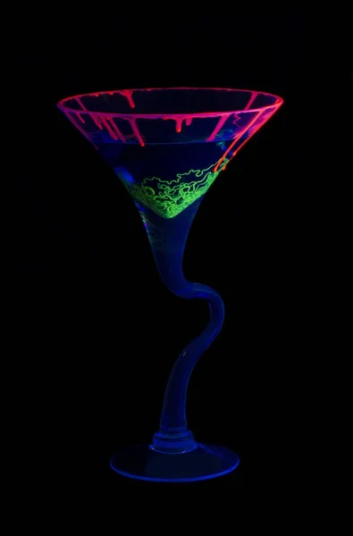 Toxic colored Martini — Stock Photo, Image