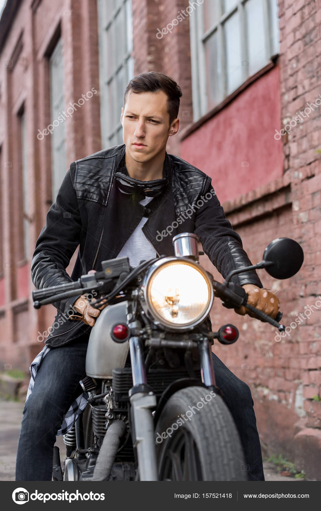 Cafe Racer Botte Motard Homme Bottes Moto Cuir Homme Bottes Enduro