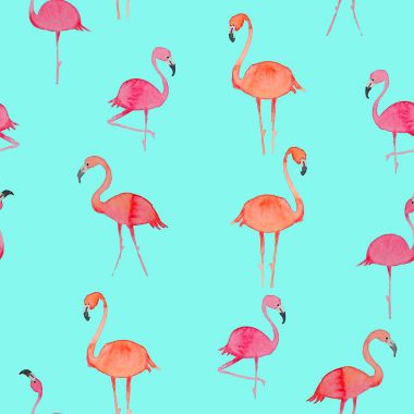 Flamingo desenle güzel sorunsuz çiçek yaz. Duvar kağıtları, web sayfası arka planlar, yüzey dokuları, tekstil için mükemmel.