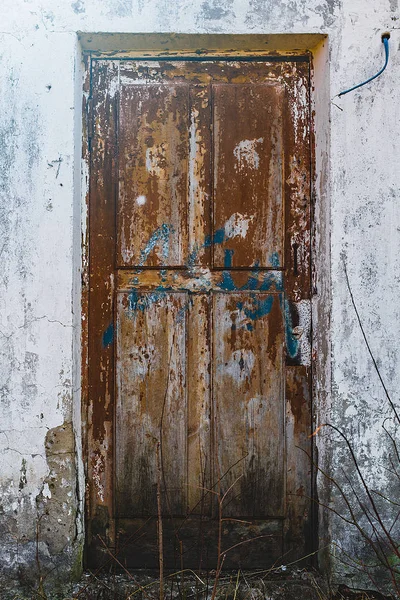 Porta Velha Com Textura Interessante — Fotografia de Stock