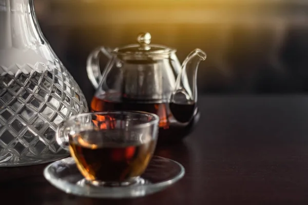 Stylish Hookah Glass Tea Kettle — Stock Photo, Image