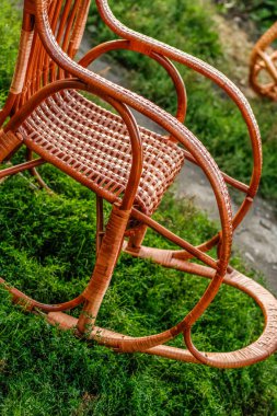 El yapımı mobilya detayları dokuma. Bireysel üretim