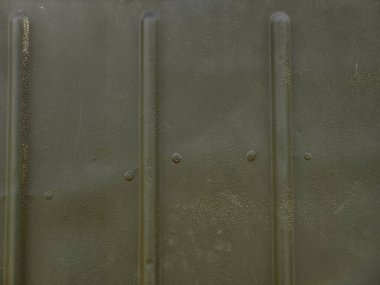 Askeri teçhizatın metal dokusu. Askeri teçhizat detayları. Gün