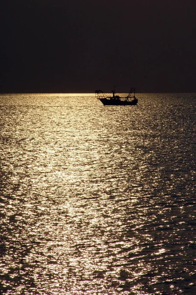Ανατολή του ηλίου στην Αδριατική θάλασσα — Φωτογραφία Αρχείου