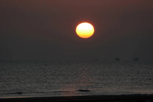 Lever de soleil sur la mer Adriatique — Photo