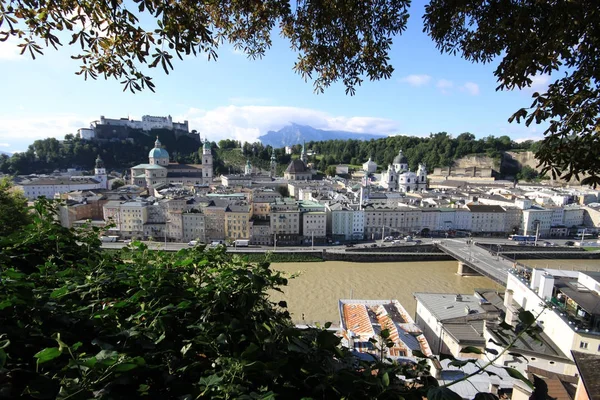 Vista Salzburgo Áustria — Fotografia de Stock