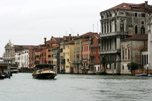 Venecia Italia Barco Canal Grande — Foto de Stock