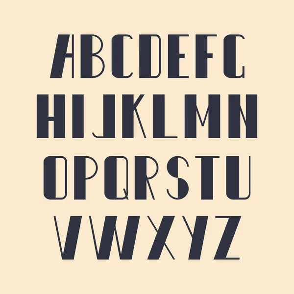 Vector Van Lettertype Alfabet — Stockvector