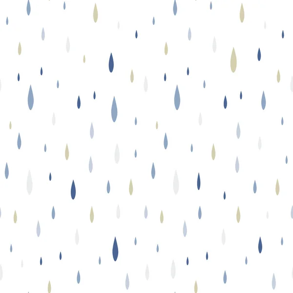 雨滴のベクトルシームレスパターン — ストックベクタ