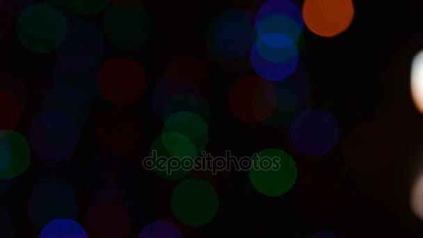 bokeh coloré, scintillant de belles lumières 