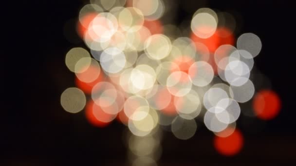 Bokeh Colorato Scintillanti Belle Luci — Video Stock