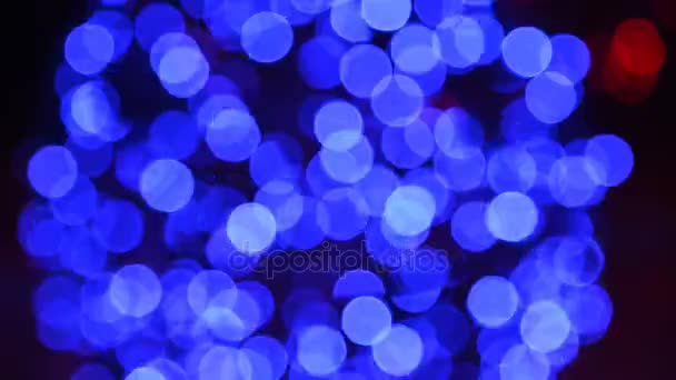 Colorful Bokeh Twinkling Beautiful Lights — Stock Video