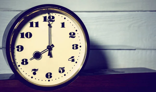 Watch Vintage Retro Eight Clock Morning Evening — Stock Photo, Image