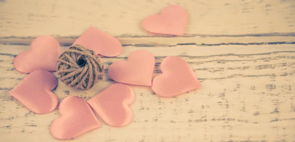 Hjärtan begreppet Valentines — Stockfoto