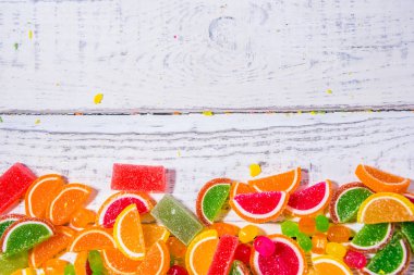 substrat reklam, arka planda tatlılar için