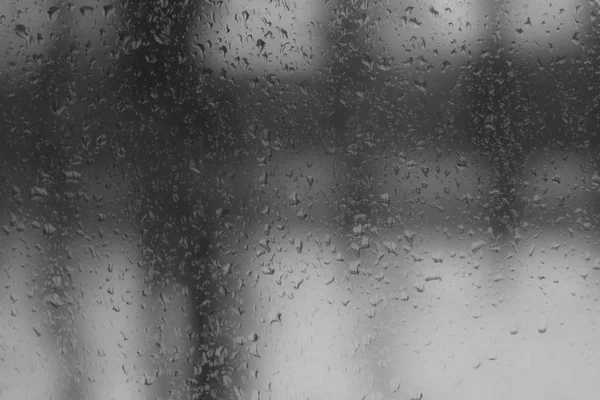 The texture of wet glass — Stock Photo, Image