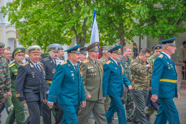 Az ünnep a nagy győzelem fasizmus 1945 halhatatlan ezred — Stock Fotó