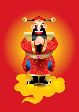 Çin zengin Tanrı post isteyen ile