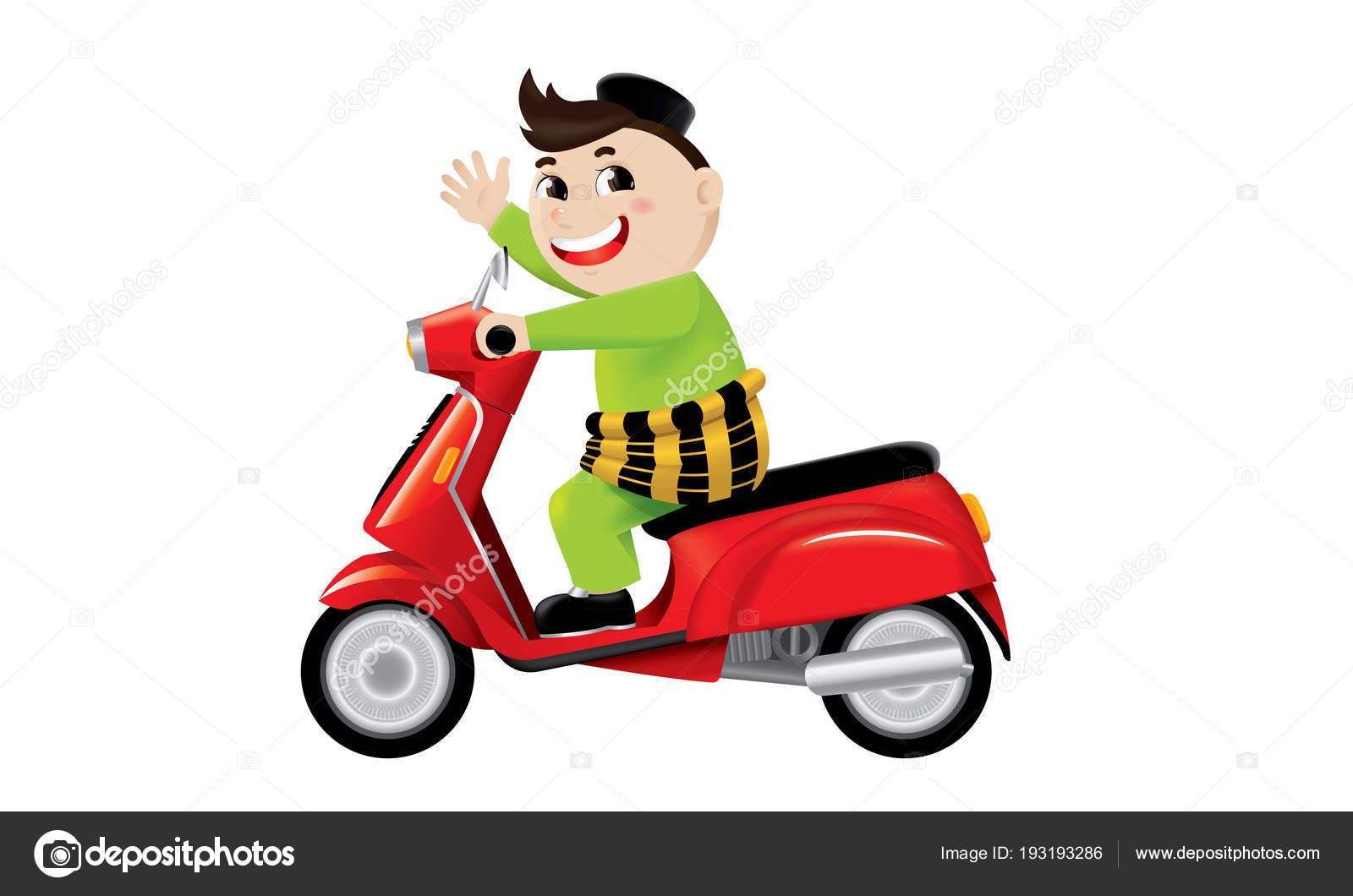 boy on a motorbike