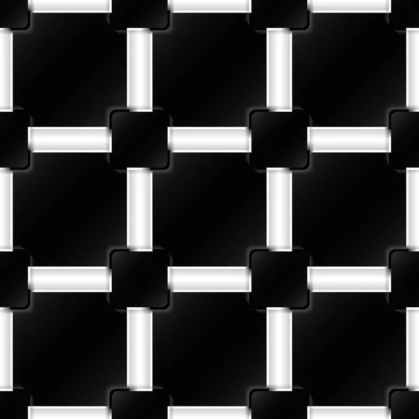 Naadloze abstracte patroon met vierkantjes — Stockvector