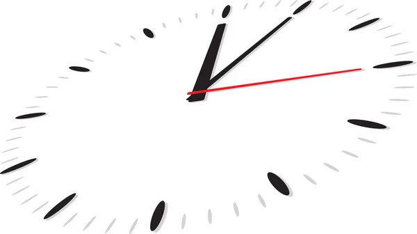 Horloge murale ronde classique — Image vectorielle