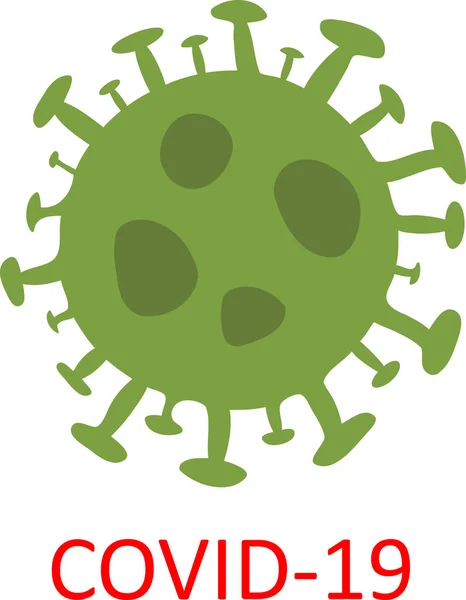 Conceito de novo surto de Coronavirus covid-19 — Vetor de Stock