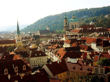 Çek Cumhuriyeti, Prag, panoramik şehir.