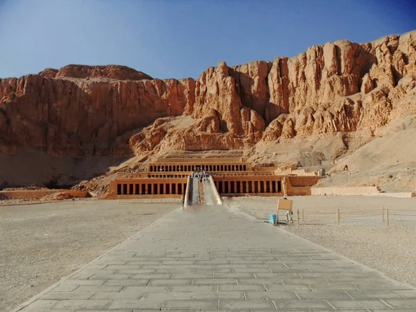 Egito Vale Dos Reis Templo Rainha Hatshepsut — Fotografia de Stock