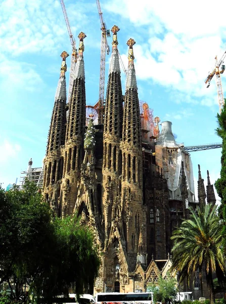 España, Cataluña, Barcelona city tour, Sagrada Familia — Foto de Stock
