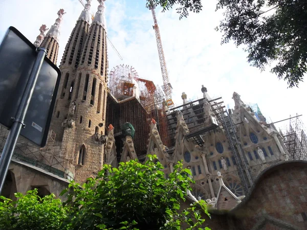 España, Cataluña, Barcelona city tour, Sagrada Familia — Foto de Stock