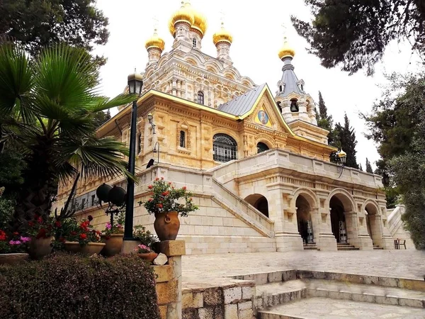 Israel, ciudad de Jerusalén, Iglesia de Santa María Magdalena — Foto de Stock