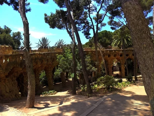 Catalonia, İspanya Barselona şehir, Park Guell