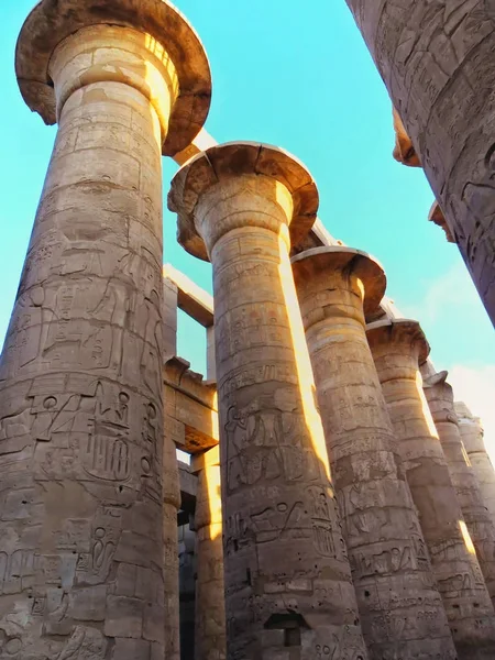 Mısır, Kuzey Afrika, Luxor Tapınağı, Karnak — Stok fotoğraf