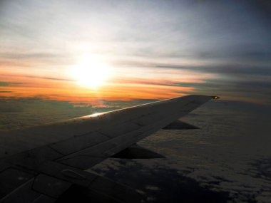 İspanya, uçaktan gökyüzünün görünümü