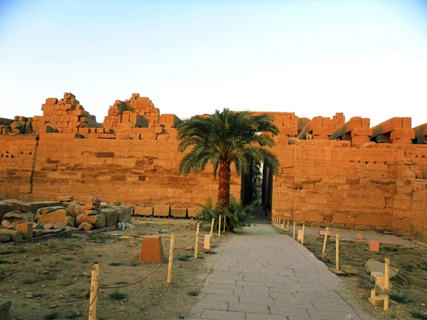 Egyiptom Észak Afrika Karnak Templom Luxor — Stock Fotó