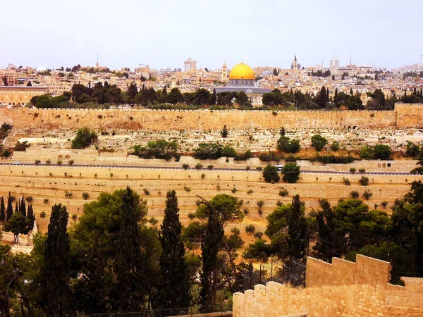 Israel Jerusalém Médio Oriente Estrutura Construída Igreja Cidade Velha — Fotografia de Stock