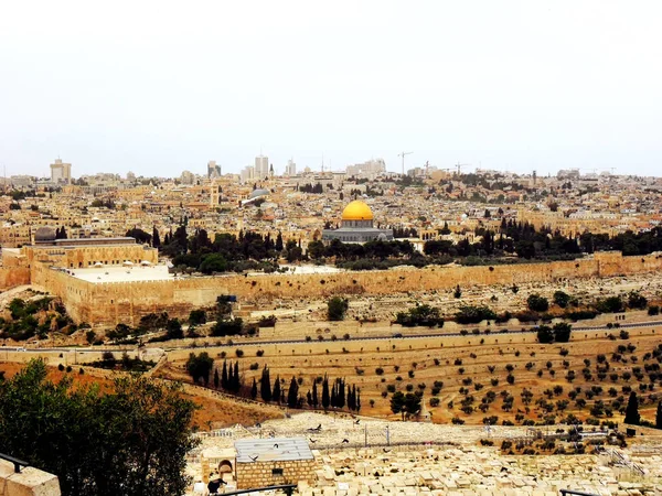 Israël Jérusalem Moyen Orient Mosquée Aqsa Structure Construite Église — Photo