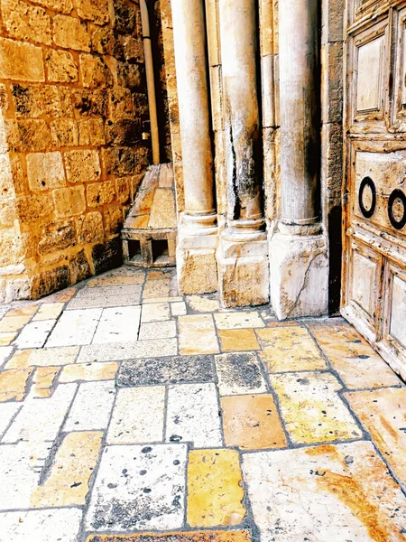 Ισραήλ Ιερουσαλήμ Εκκλησία Του Παναγίου Τάφου Παλιά Πόλη — Φωτογραφία Αρχείου