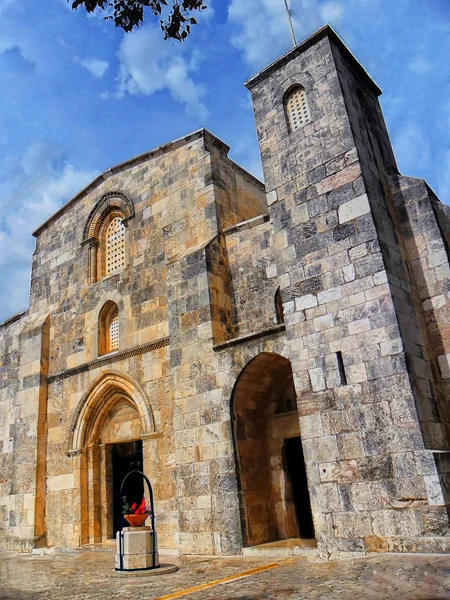 Viajar Israel Oriente Medio Visitar Iglesia Santa Ana Lugar Nacimiento — Foto de Stock