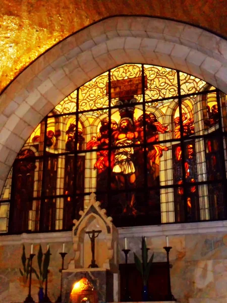 Viajando Israel Oriente Médio Jerusalém Capela Flagelação Cidade Velha Estação — Fotografia de Stock