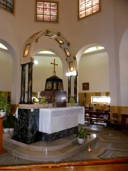 Igreja Bem Aventurança Israel Sermão Montanha — Fotografia de Stock