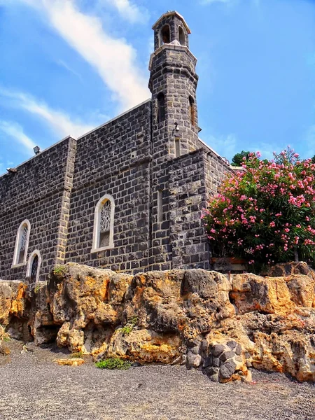 Igreja do Primaz de São Pedro, Tabgha, Israel — Fotografia de Stock