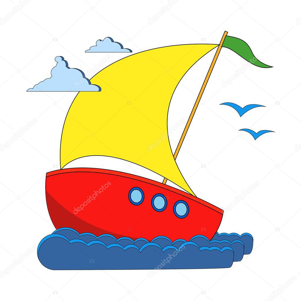 Boat, Sailing ship