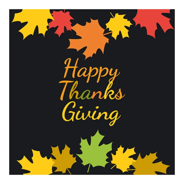 Mutlu şükran günleri. Bir arka plan üzerinde tebrik kartı. 