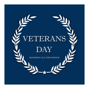 Gün kıdemli ABD afiş, vektör çizim, düz metin