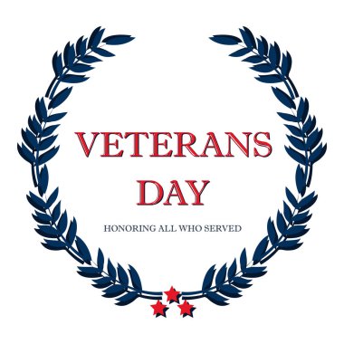 Gün kıdemli ABD afiş, vektör çizim, düz metin