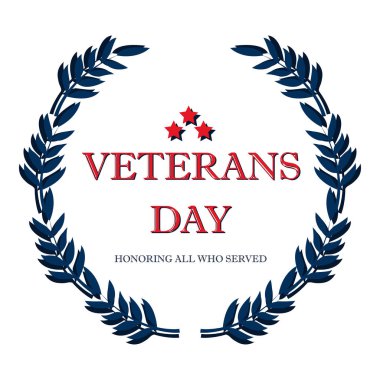 Gün kıdemli ABD afiş, vektör çizim, düz metin