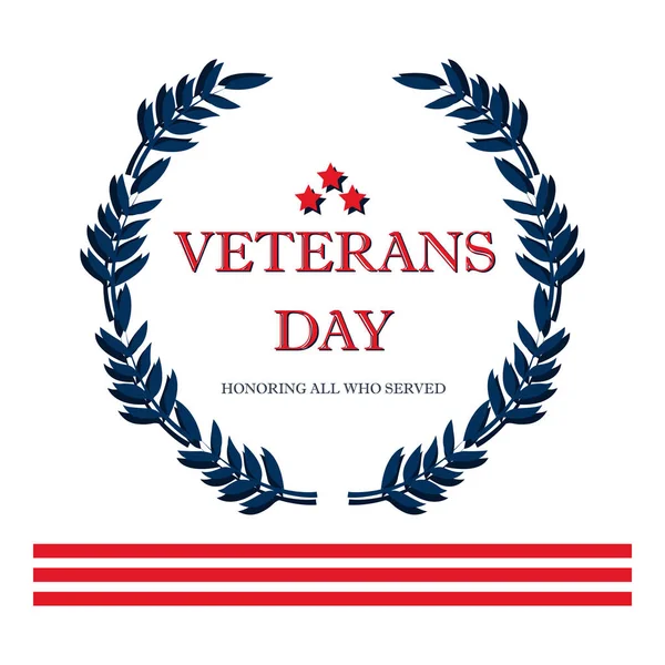 Gün kıdemli ABD afiş, vektör çizim, düz metin