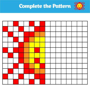 Eğitim mantığı okul öncesi çocuklar için oyun. Vektör çizim